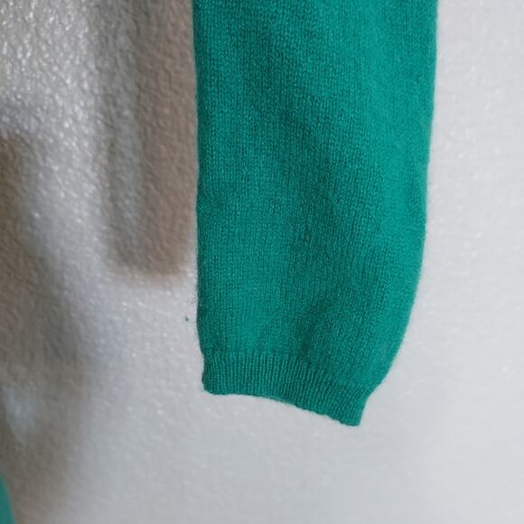 Charter Club Cashmere Emerald Green Sweater Size S - Picture 9 of 11